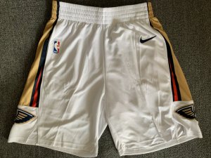 NBA New Orleans Pelicans shorts blanc